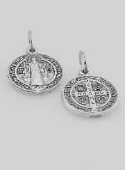 Saint Benedict Medal in Metal - 15mm
