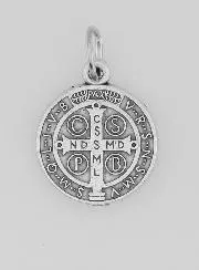 Saint Benedict Medal in Metal - 15mm
