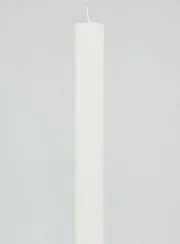 Solid Colour Prayer Candle - White
