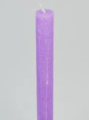 Solid Colour Prayer Candle - Purple