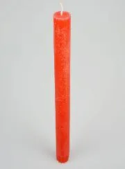 Solid Colour Candle 27cm - Pink Red