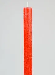 Solid Colour Candle 27cm - Pink Red