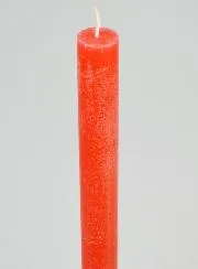 Solid Colour Candle 27cm - Pink Red