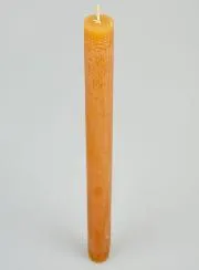 Solid Colour Candle 27cm - Chestnut Brown