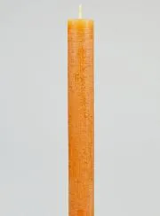 Solid Colour Candle 27cm - Chestnut Brown