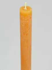 Solid Colour Candle 27cm - Chestnut Brown