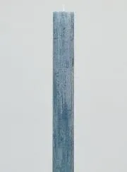 Solid Colour Candle 27cm - Blue Gray