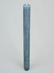 Solid Colour Prayer Candle - Blue Gray