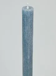 Solid Colour Prayer Candle - Blue Gray