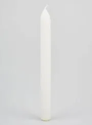Solid Colour Candle 24cm - White