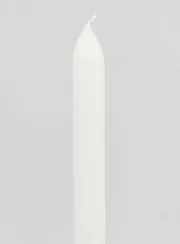 Solid Colour Candle 24cm - White