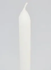 Solid Colour Candle 24cm - White
