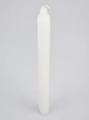 Solid Colour Candle 29cm - White