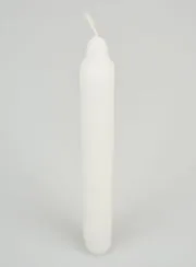 Solid Colour Candle 18cm - White