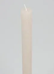 Solid Colour Prayer Candle - Sand Gray
