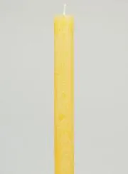 Solid Colour Prayer Candle - Oatmeal Beige