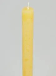 Solid Colour Prayer Candle - Oatmeal Beige