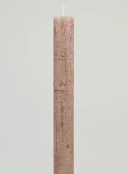 Solid Colour Candle 27cm - Taupe Gray