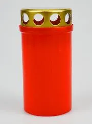 Red Cemetery Candle - 48 hours