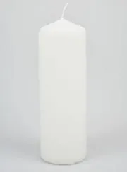 White Tabletop Candle - 20cm