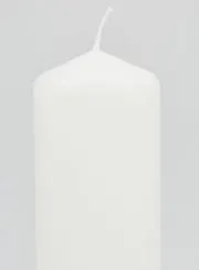 White Tabletop Candle - 20cm