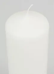 White Tabletop Candle - 20cm