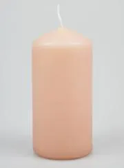 Tabletop Candle 12cm - Dusty Rose