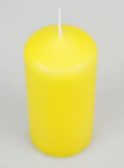 Tabletop Candle 12cm - Yellow