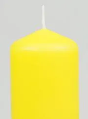 Tabletop Candle 12cm - Yellow