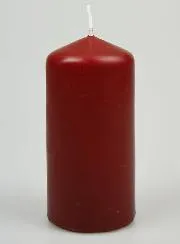 Tabletop Candle 12cm - Burgundy Red