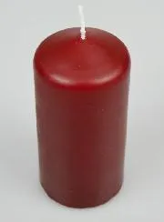 Tabletop Candle 12cm - Burgundy Red