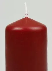 Tabletop Candle 12cm - Burgundy Red