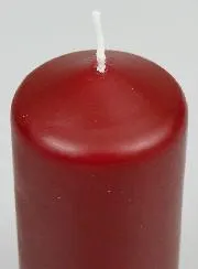 Tabletop Candle 12cm - Burgundy Red