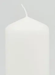 Pillar Candle 12cm - Pure White
