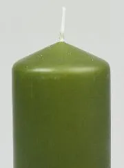 Tabletop Candle 12cm - Olive Green