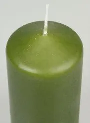 Tabletop Candle 12cm - Olive Green