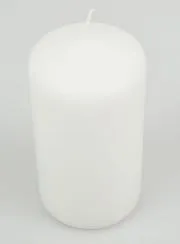 White Tabletop Candle - 13cm