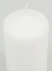 White Tabletop Candle - 13cm
