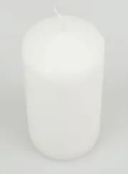 White Tabletop Candle - 10cm