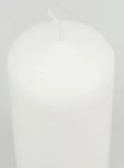 White Tabletop Candle - 10cm