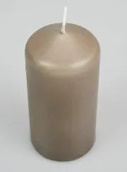 Pillar Candle 12cm - Taupe