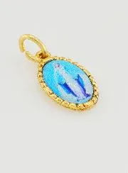 Twisted Edge Medal 15mm - Miraculous Virgin