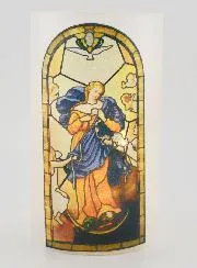 LED Candle Jar - Our Lady Untier of Knots and Prayer