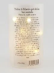 LED Candle Jar - Our Lady Untier of Knots and Prayer