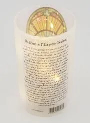 LED Candle Jar - Holy Spirit and Prayer