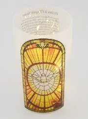 LED Candle Jar - Holy Spirit and Prayer