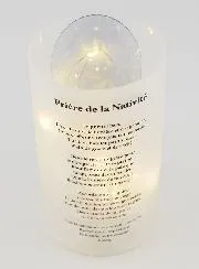 Christmas Gift – LED Candle Jar with Christmas Prayer
