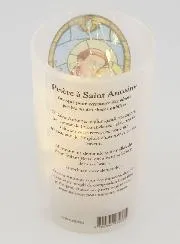 LED Candle Jar and Prayer - Saint Anthony
