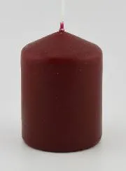 Tabletop Candle 8cm - Burgundy Red