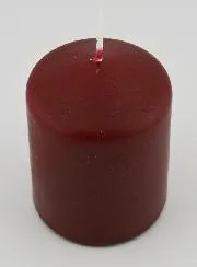 Tabletop Candle 8cm - Burgundy Red